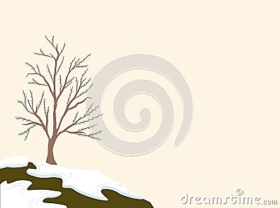 Tree spring Vector Illustration
