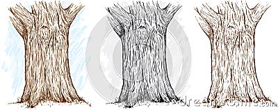 Tree trunk Cartoon Illustration