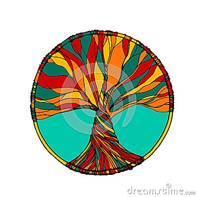 Tree in vector Vector Illustration