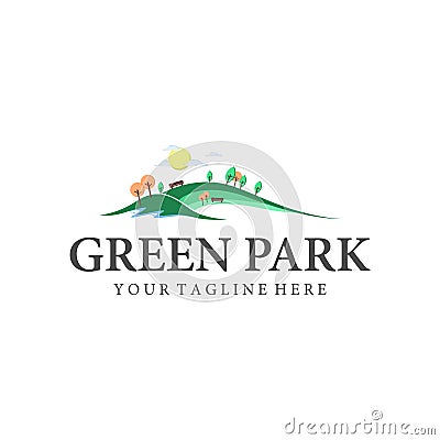 Park and outdoor logo designs inspirations Vector Illustration