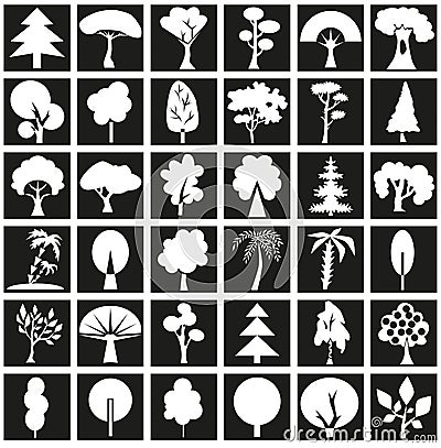 Trees Vector Illustration