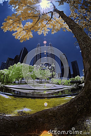 The Trees In Kuala Lumpur Editorial Stock Photo