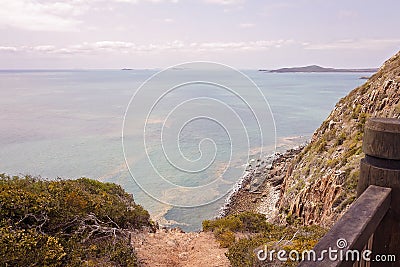 View Out To The Coral Sea Australia Stock Photo