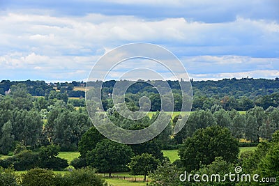 Constable Country Landscape, Dedham Vale, Suffolk, UK Stock Photo