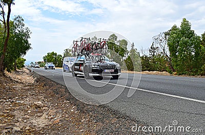 Trek Team Car La Vuelta EspaÃ±a Editorial Stock Photo