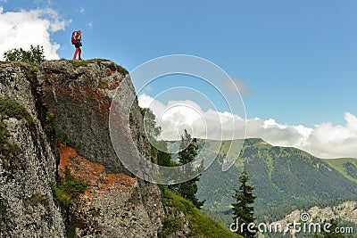 Treking for the Lesser Caucasus Stock Photo