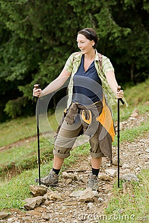 Trekking Stock Photo