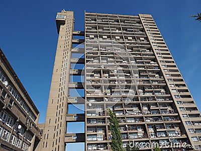 Trellick Tower in London Editorial Stock Photo