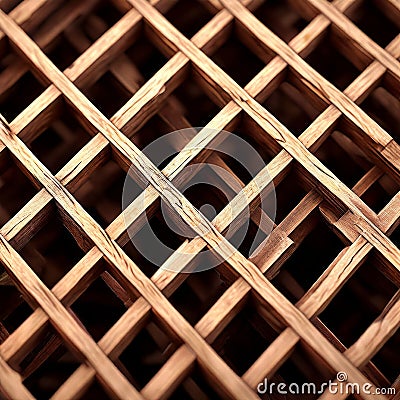 trellis intersecting lines forming a lattice or grid pattern c Stock Photo