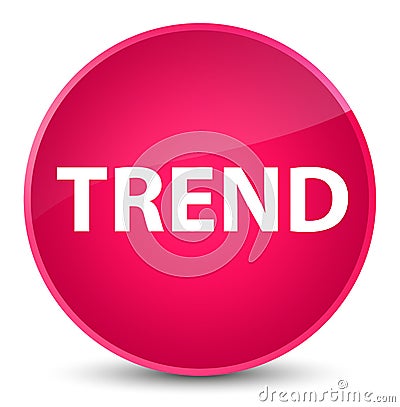 Trend elegant pink round button Cartoon Illustration