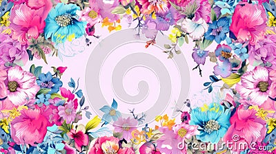 trend frame fashion background Cartoon Illustration