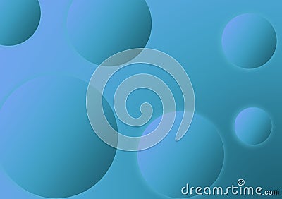 Trending Blue Gradient Circles With Gradient Background Stock Photo