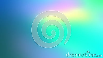 Trendy Abstract Holographic Iridescent Background. Pastel Colorful Backdrop Vector Illustration