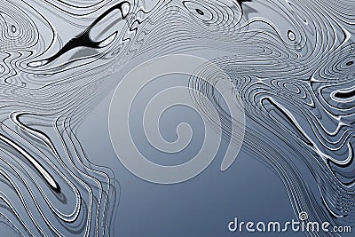 Trendy abstract light blue background with curved lines Stock Photo