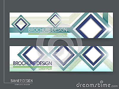 Trendy banner template design Vector Illustration