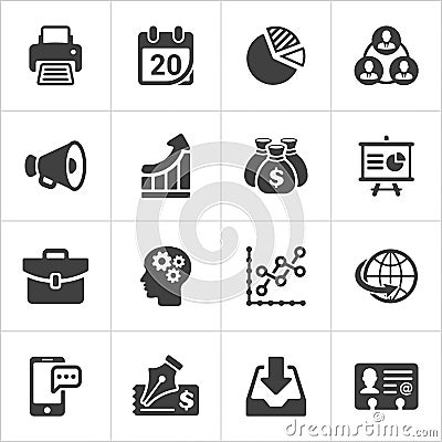 Trendy business and economics icons set 2. Vector Vector Illustration