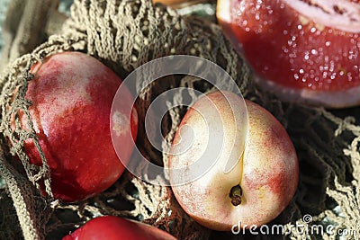 Zero waste, eco friendly concept. summer picnic style Stock Photo