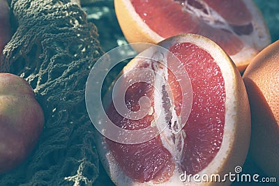 Zero waste, eco friendly concept. summer picnic style Stock Photo