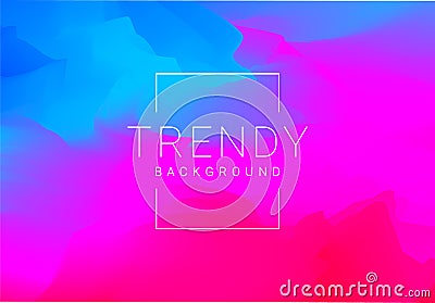 Trendy colourful abstract vector blend background Vector Illustration