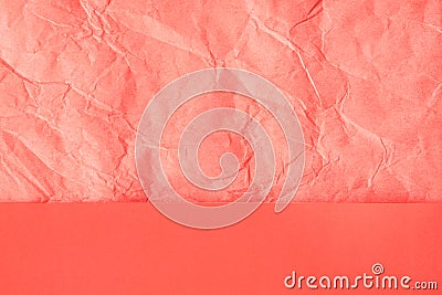 Trendy coral colored abstract background design Stock Photo