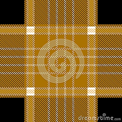 Trendy fabric design with Scottish motifs. Vector Illustration