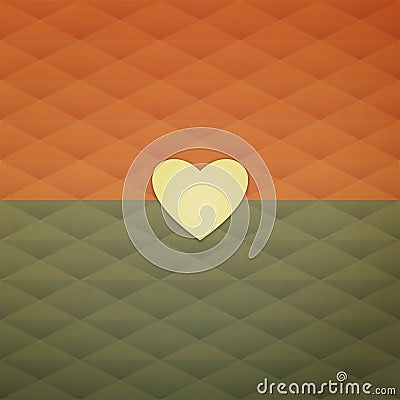 Trendy heart Stock Photo