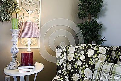 Trendy Modern Dining Room Stock Photo