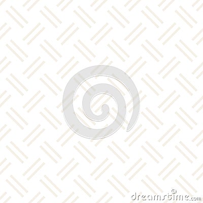 Trendy monochrome twill weave Lattice. Abstract Geometric Background Design. Vector Seamless Pattern. Stock Photo