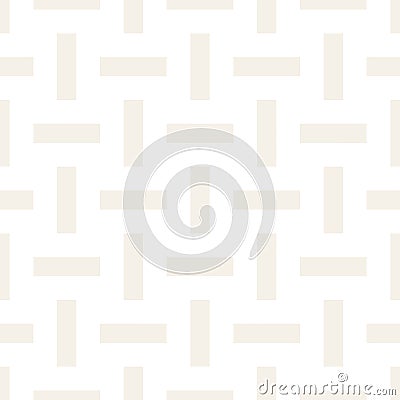 Trendy monochrome twill weave Lattice. Abstract Geometric Background Design. Vector Seamless Pattern. Stock Photo