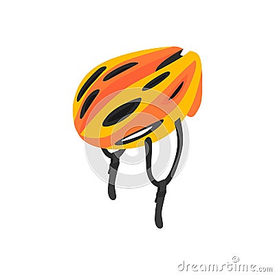 Bicycle Helmet Icon Vector Illustration