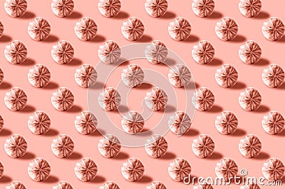 Trendy Pattern done with summer fruits background Stock Photo