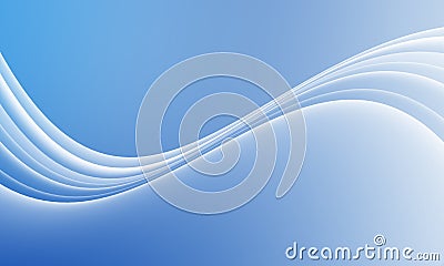 Trendy simple fluid color gradient abstract background with dynamic wave Stock Photo
