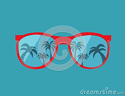 Trendy sunglas vector illustration Vector Illustration