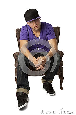 Trendy Young Man Stock Photo