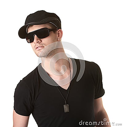 Trendy Young Man Stock Photo