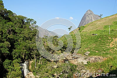 Tres Picos National Park resort Stock Photo