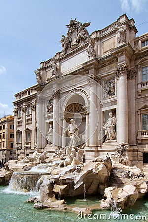 Trevi Fountain Stock Photo