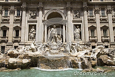 Trevi Fountain Stock Photo