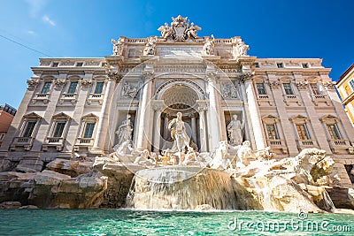 Trevi Fountain in Rome, Italy Stock Photo