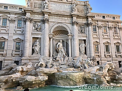 Trevi Fountain in Rome never gets old Stock Photo
