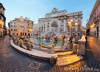 Trevi fountain, Rome Stock Photo