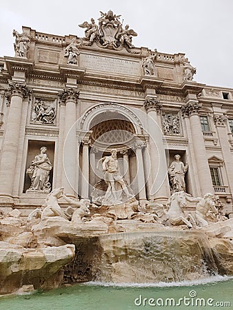 Trevi fountain Stock Photo