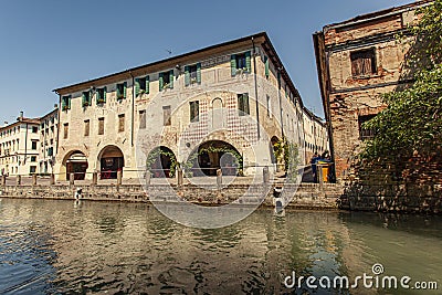 Isola della pescheria in Treviso in Italy 8 Editorial Stock Photo