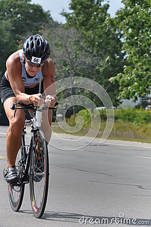 Tri-For-A-Cure Triathlon to Fight Cancer Editorial Stock Photo