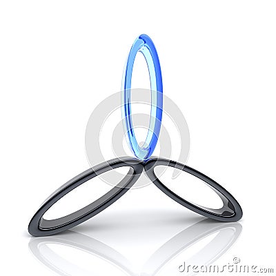 Triad symbol Stock Photo