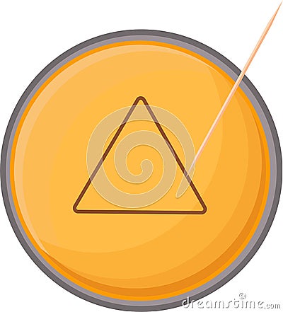 Triangle. A collection of sugar toffees, sweets. Vector Illustration