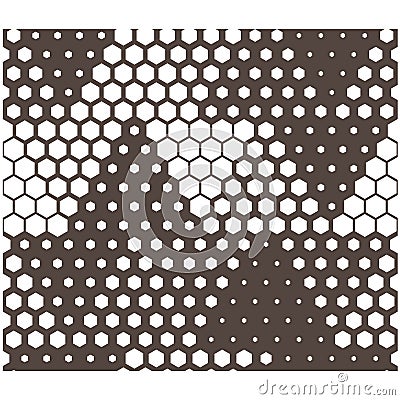 Triangle hexagon tile seamless background Vector Illustration