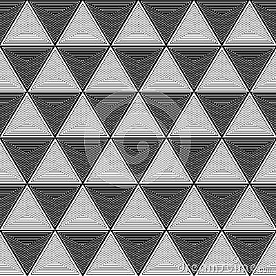 Triangle illusion pattern Vector Illustration