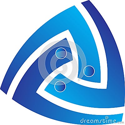 Triangle logo Vector Illustration