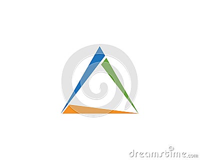 triangle Logo Template Vector Illustration